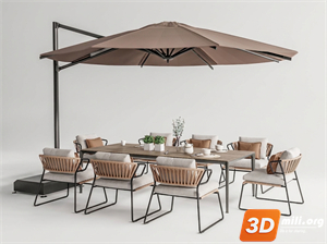 Outdoor Sofa Skp Files